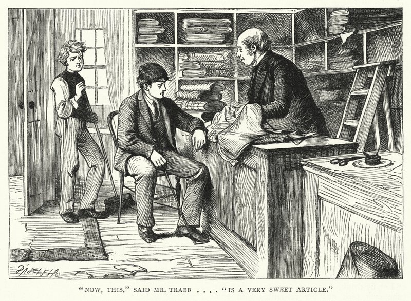 Ilustração para grandes expectativas de Charles Dickens (gravura) de Francis Arthur Fraser