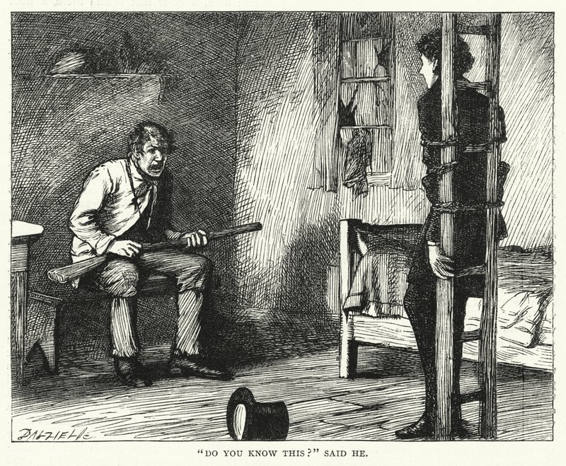 Ilustração para grandes expectativas de Charles Dickens (gravura) de Francis Arthur Fraser