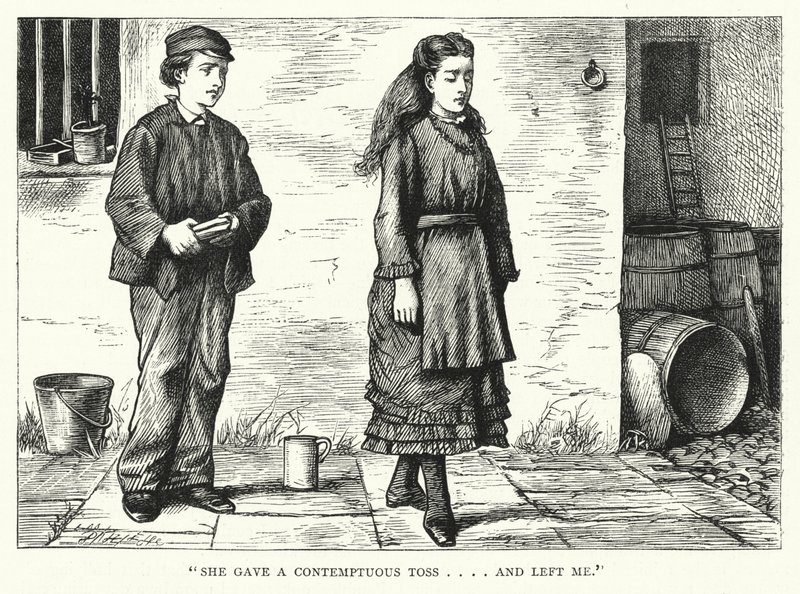 Ilustração para grandes expectativas de Charles Dickens (gravura) de Francis Arthur Fraser