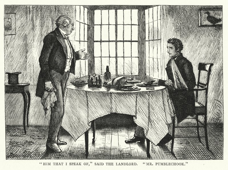 Ilustração para grandes expectativas de Charles Dickens (gravura) de Francis Arthur Fraser