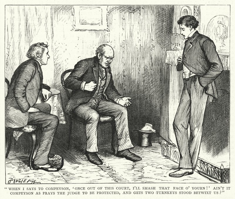 Ilustração para grandes expectativas de Charles Dickens (gravura) de Francis Arthur Fraser
