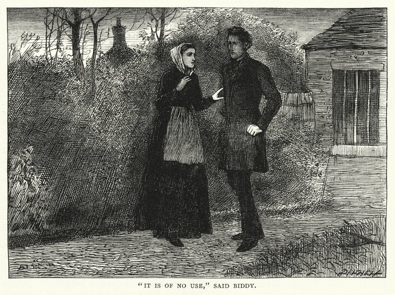 Ilustração para grandes expectativas de Charles Dickens (gravura) de Francis Arthur Fraser