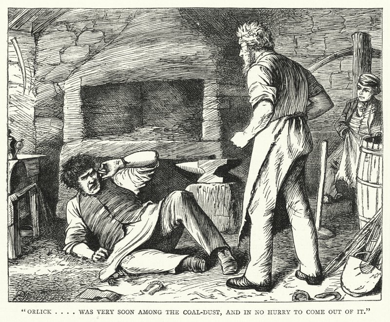 Ilustração para grandes expectativas de Charles Dickens (gravura) de Francis Arthur Fraser
