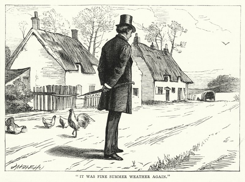 Ilustração para grandes expectativas de Charles Dickens (gravura) de Francis Arthur Fraser