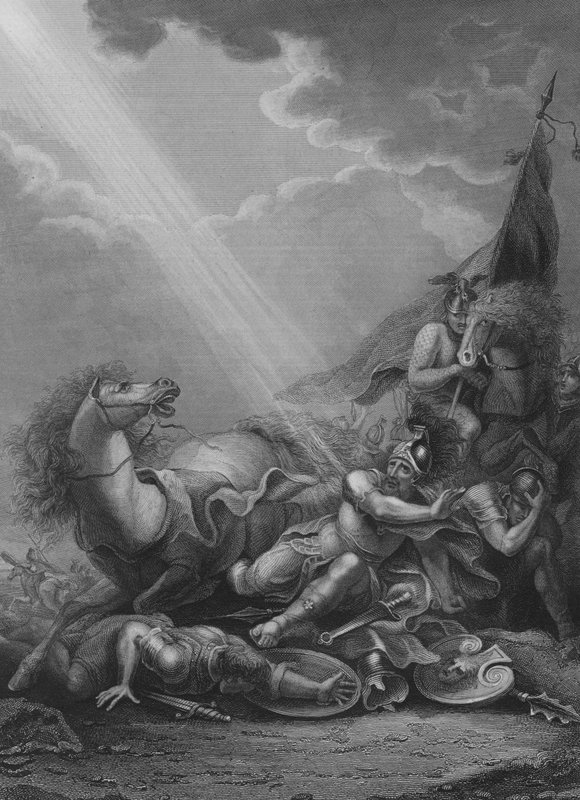 A Conversão de São Paulo (gravura) de Francis Bourgeois