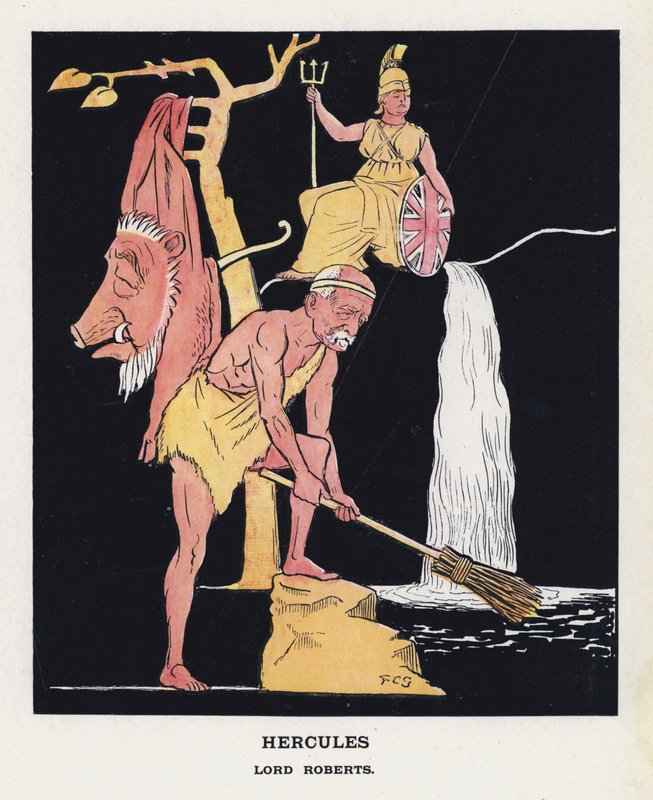 Hércules, Lord Roberts (cor litho) de Francis Carruthers Gould