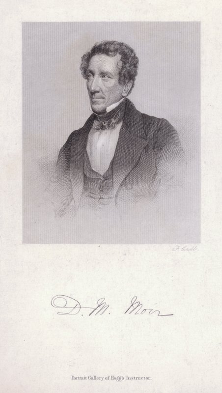 David Macbeth Moir, médico e escritor escocês (gravura) de Francis Croll