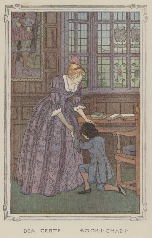 Ilustração para The History of Henry Esmond (litografia a cores) de Francis Donkin Bedford