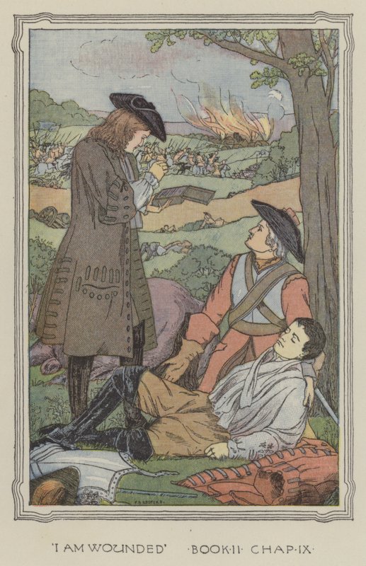 Ilustração para The History of Henry Esmond (litografia a cores) de Francis Donkin Bedford