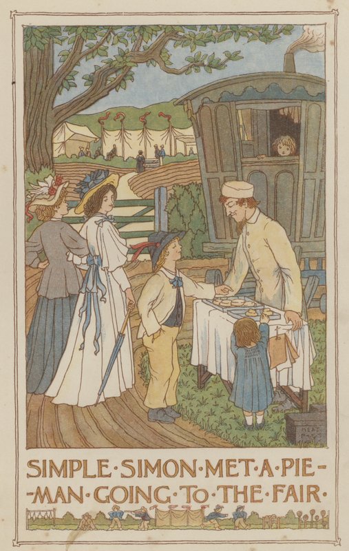 Simplesmente o Simão conheceu um homem do cais que ia para a feira (litografia a cores) de Francis Donkin Bedford
