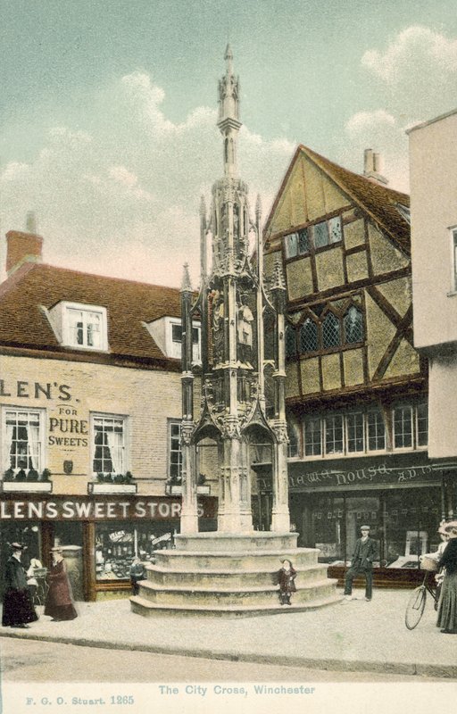 A cidade Cruz, Winchester (foto colorida) de Francis G. O. Stuart