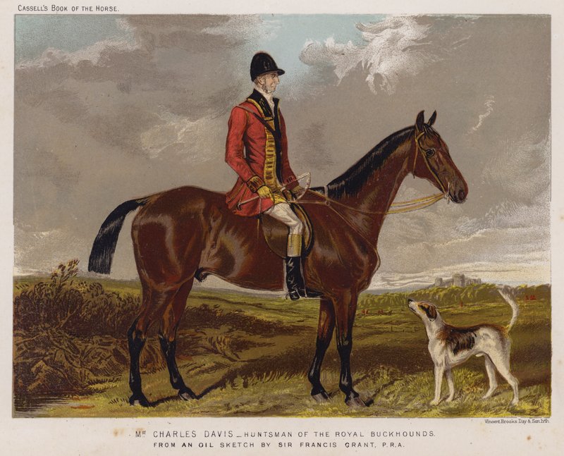 Sr. Charles Davis, Caçador dos Royal Buckhounds de Francis Grant