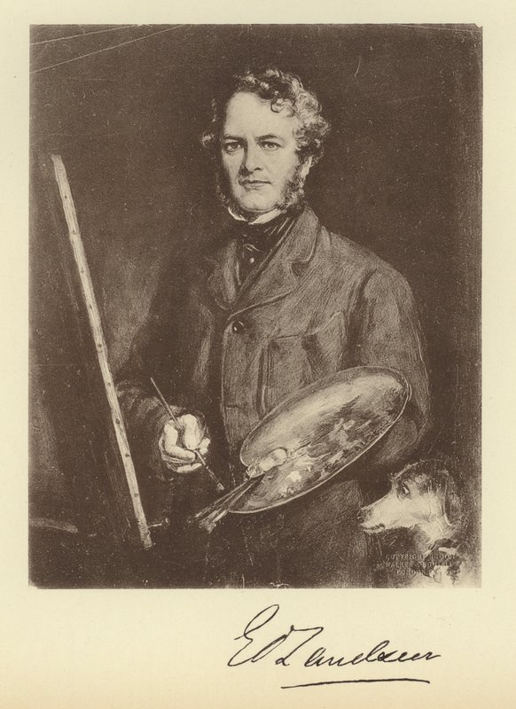 Sir Edwin Landseer (litografia) de Francis Grant