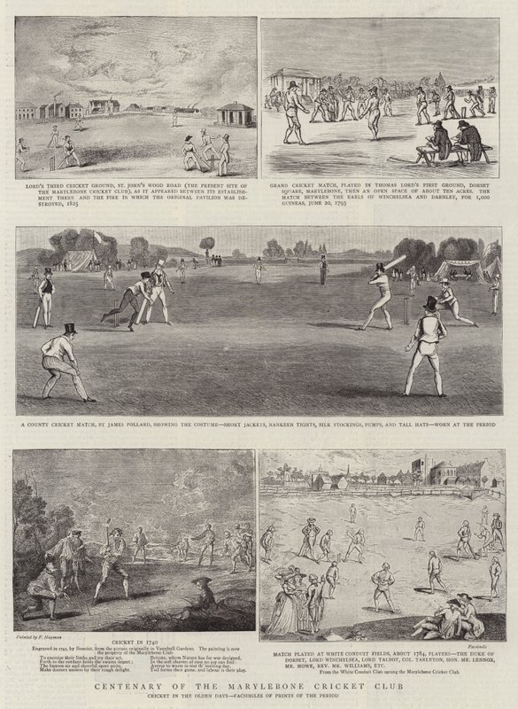 Centenário do Clube de Críquete Marylebone de Francis Hayman