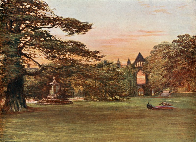 Abadia do jardim de Newstead de Francis S. Walker