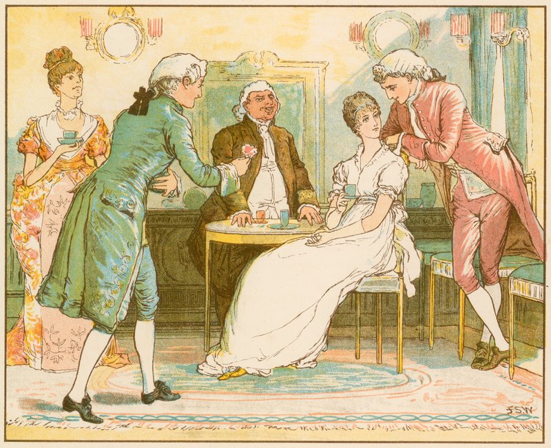 A aldeia deserta por Oliver Goldsmith de Francis S. Walker