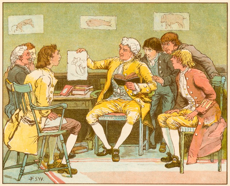 A aldeia deserta por Oliver Goldsmith de Francis S. Walker
