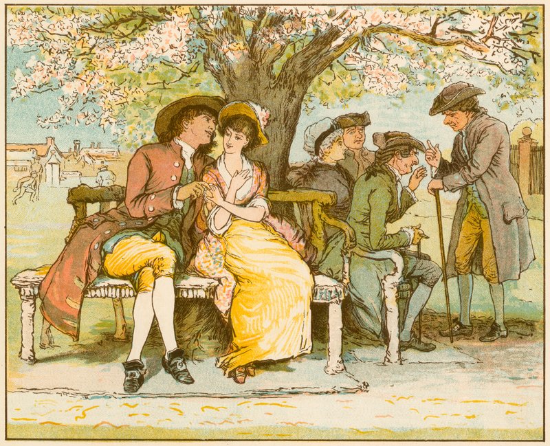 A aldeia deserta por Oliver Goldsmith de Francis S. Walker