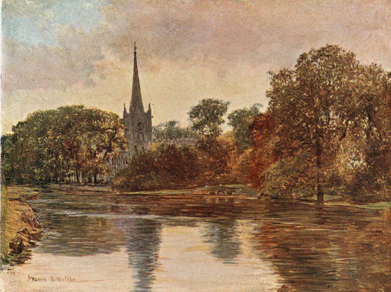 Igreja da Trindade, Stratford on Avon de Francis S. Walker