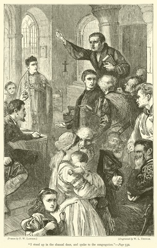 Levantei-me na porta da capela e falei à congregação de Francis Wilfred Lawson