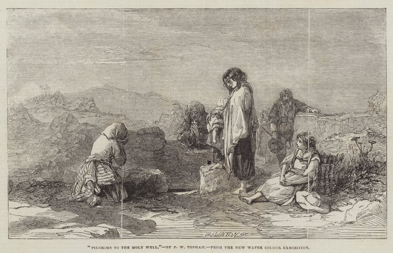 Peregrinos ao Poço Sagrado de Francis William Topham