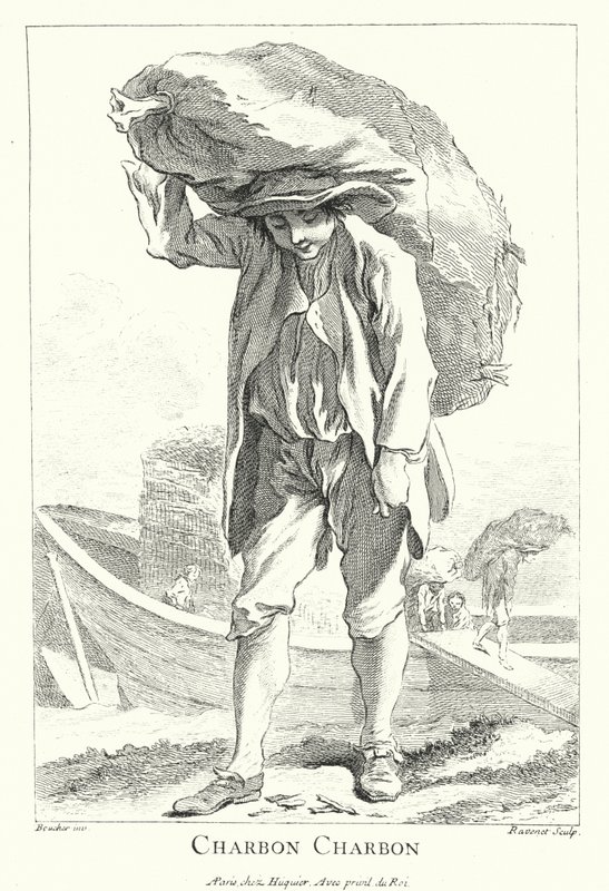 Coalman (gravura) de Francois (after) Boucher