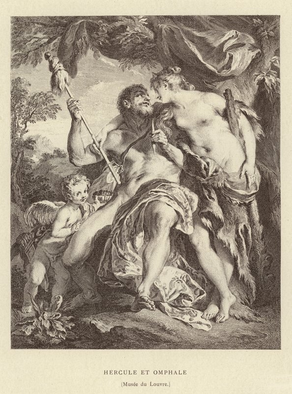 Hércules e Omphale de Francois (after) Boucher