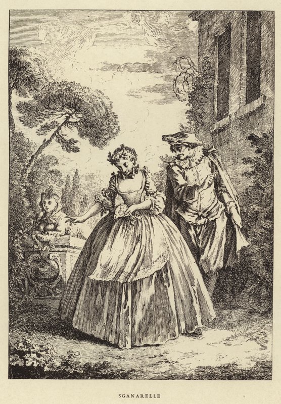 Sganarelle (gravura) de Francois (after) Boucher