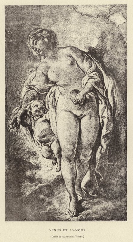 Vénus e o Amor de Francois (after) Boucher