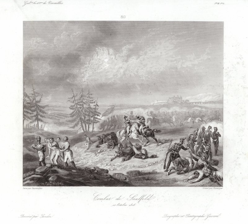 Combat de Saalfeld de Francois Augustin Desmoulins