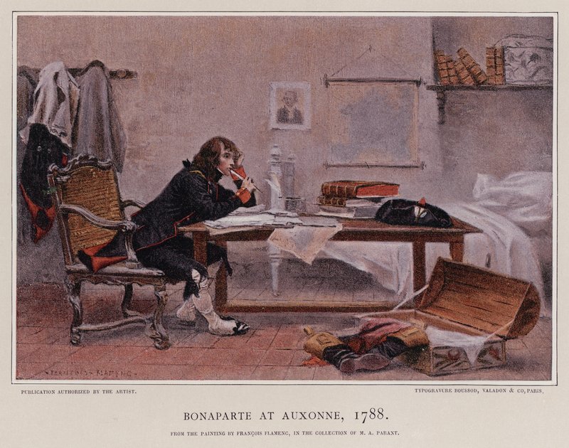 Napoleão em Auxonne de Francois Flameng