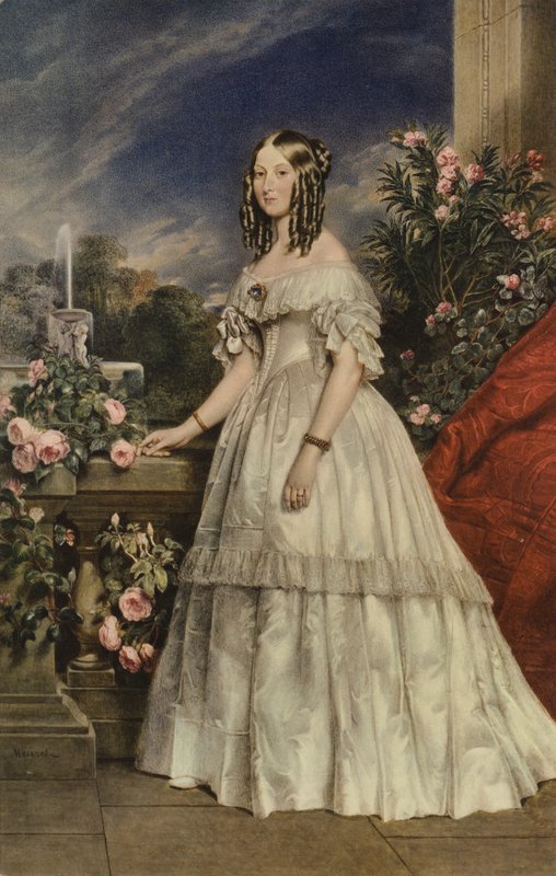 Retrato da duquesa de orleans de Francois Meuret