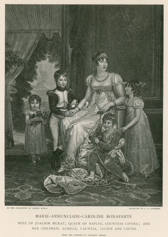 Marie-Annunciade-Caroline Bonaparte de Francois Pascal Simon Gerard