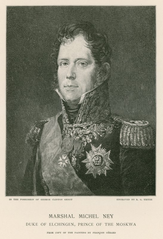 Marechal michel ney de Francois Pascal Simon Gerard
