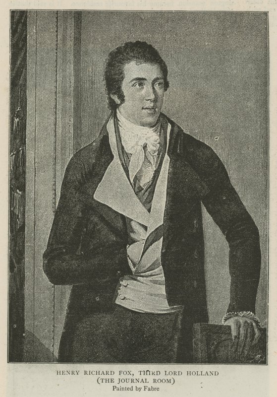 Henry Richard Fox, terceiro Lord Holland de Francois Xavier Fabre
