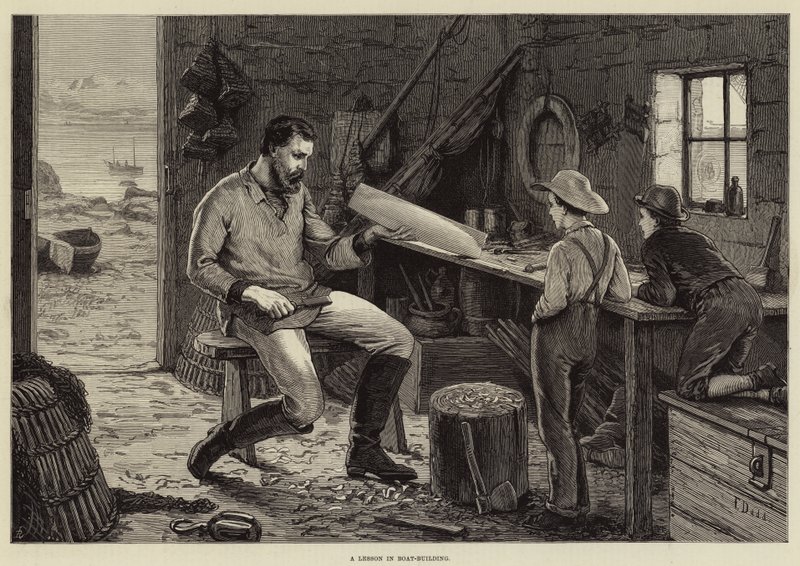 Uma lição de construção de barcos de Frank Dadd