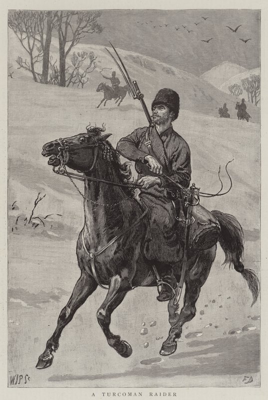 Um atacante turcomano de Frank Dadd