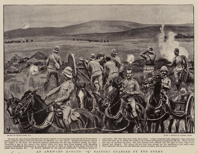 Um momento inábil, Q Bateria carregada pelo inimigo de Frank Dadd