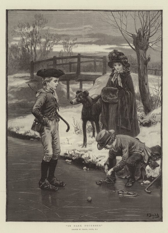 Em dezembro sombrio de Frank Dadd