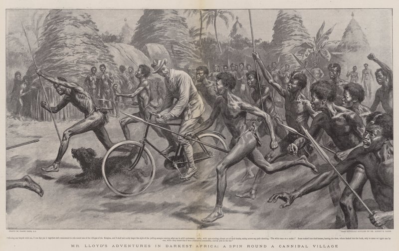 Aventuras do Sr. Lloyd na África Mais Negra, uma Volta à Volta de uma Vila Canibal de Frank Dadd
