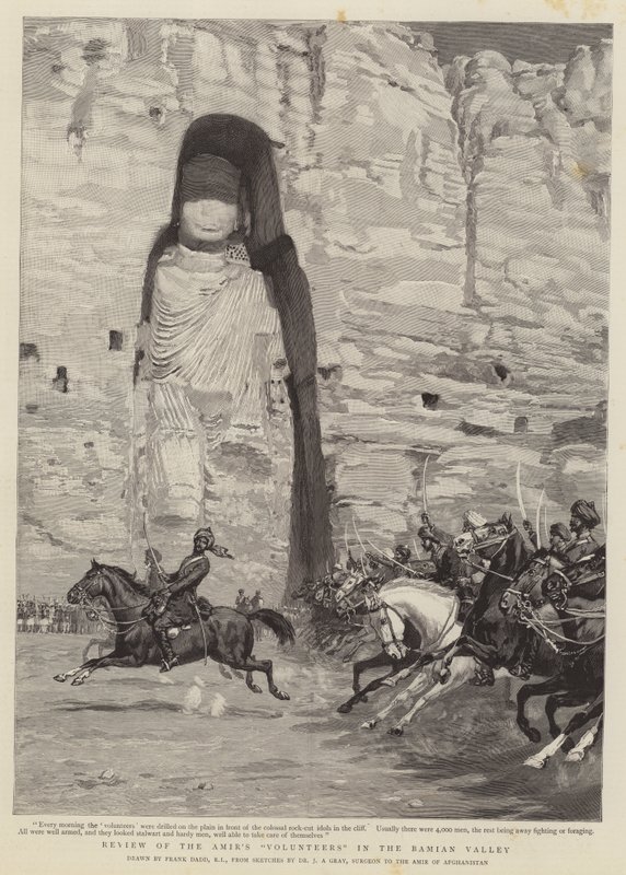 Revisão dos Voluntários do Amir no Vale de Bamian de Frank Dadd