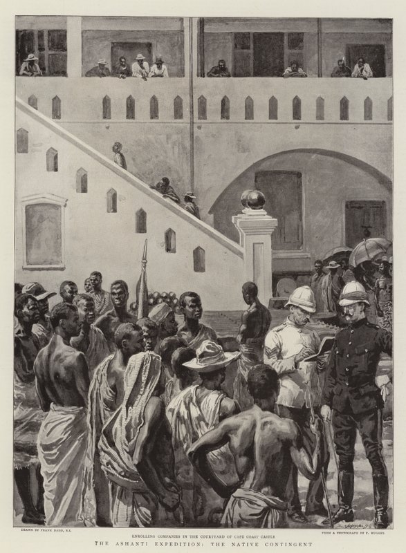 A Expedição Ashanti, o Contingente Indígena de Frank Dadd