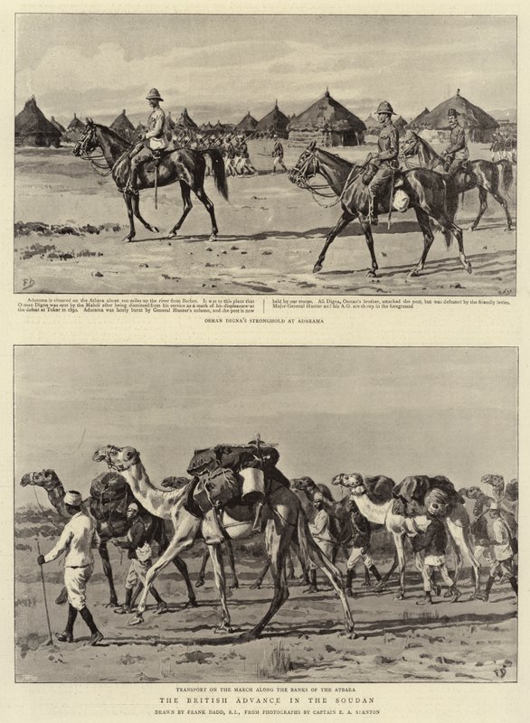 O avanço britânico no Sudão de Frank Dadd