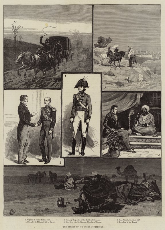 A carreira de Sir Moses Montefiore de Frank Dadd