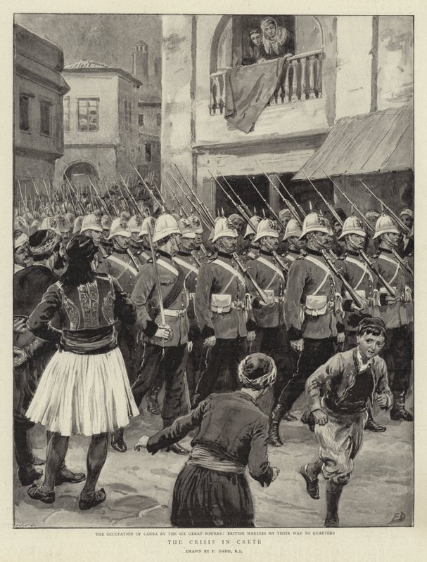 A crise em Creta de Frank Dadd