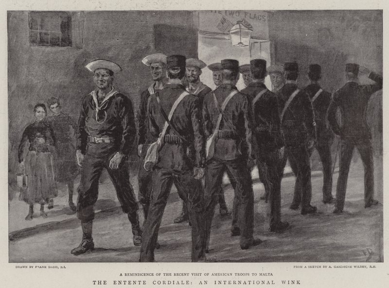 Entente Cordiale e International Wink de Frank Dadd