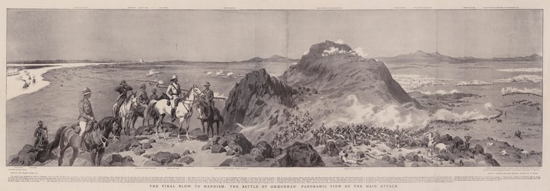 O Golpe Final ao Mahdismo, a Batalha de Omdurman, Vista Panorâmica do Ataque Principal de Frank Dadd