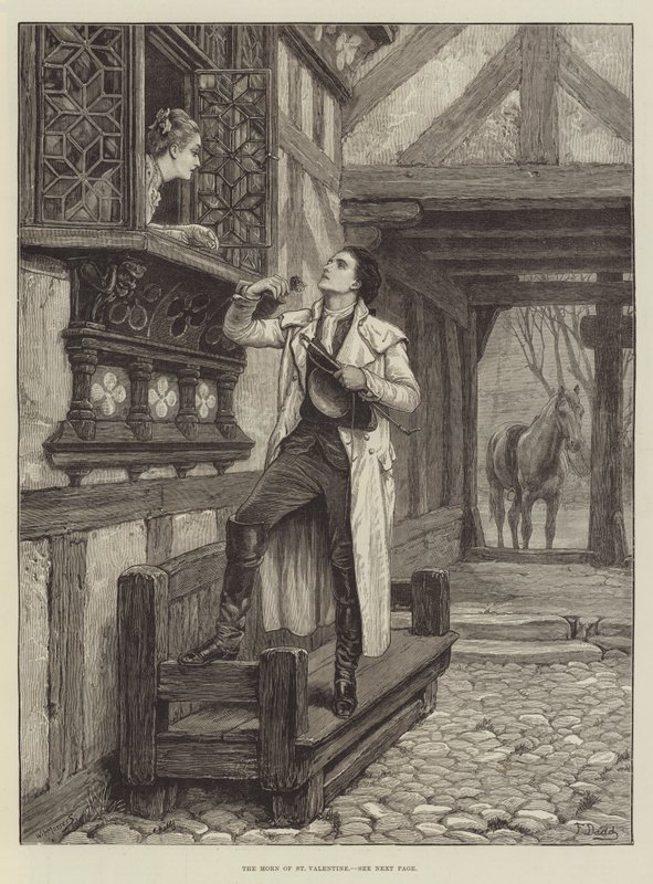 A manhã de São Valentim de Frank Dadd