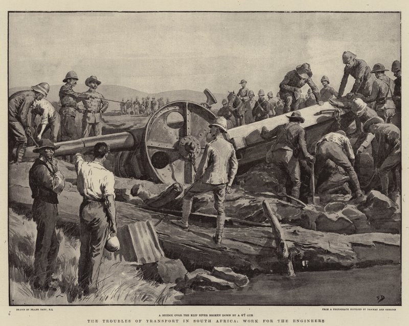 Os problemas do transporte na África do Sul, trabalho para os engenheiros de Frank Dadd