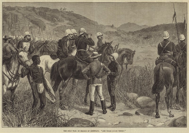 A Guerra Zulu, em busca de Cetewayo, são aqueles Zulus lá de Frank Dadd